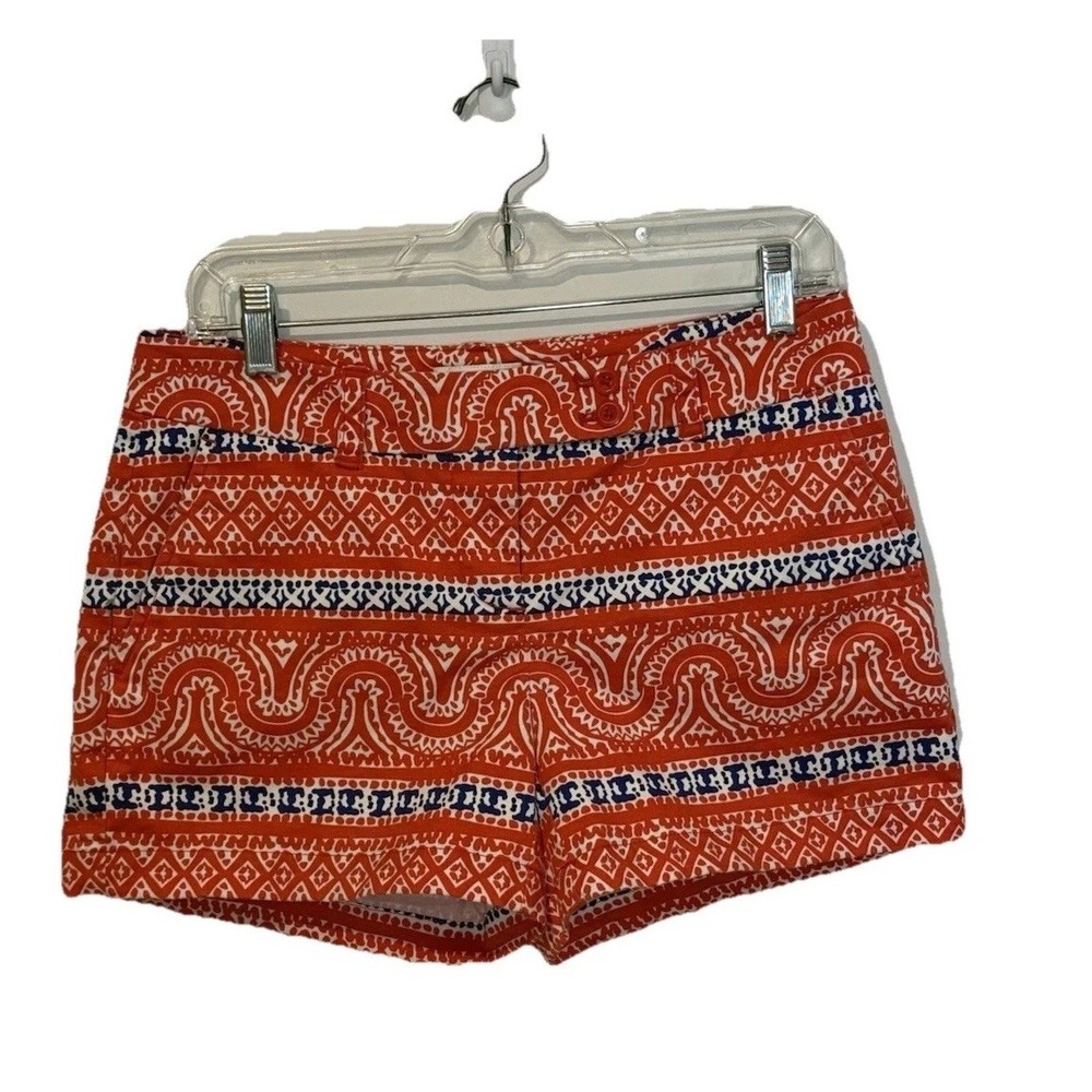 Vineyard Vines Size 4 Patriotic  Red White Blue Dayboat Shorts EUC Beach Pockets